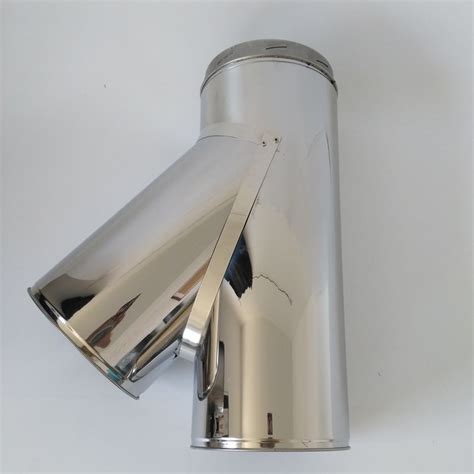 8 double wall stove pipe stainless steel